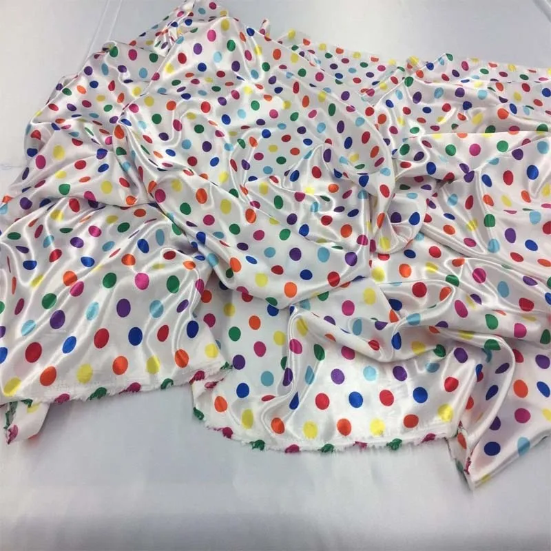 1/2 Inch Polka Dot Satin/ Fabric By The Roll / 20 Yards / Wholesale Fabric