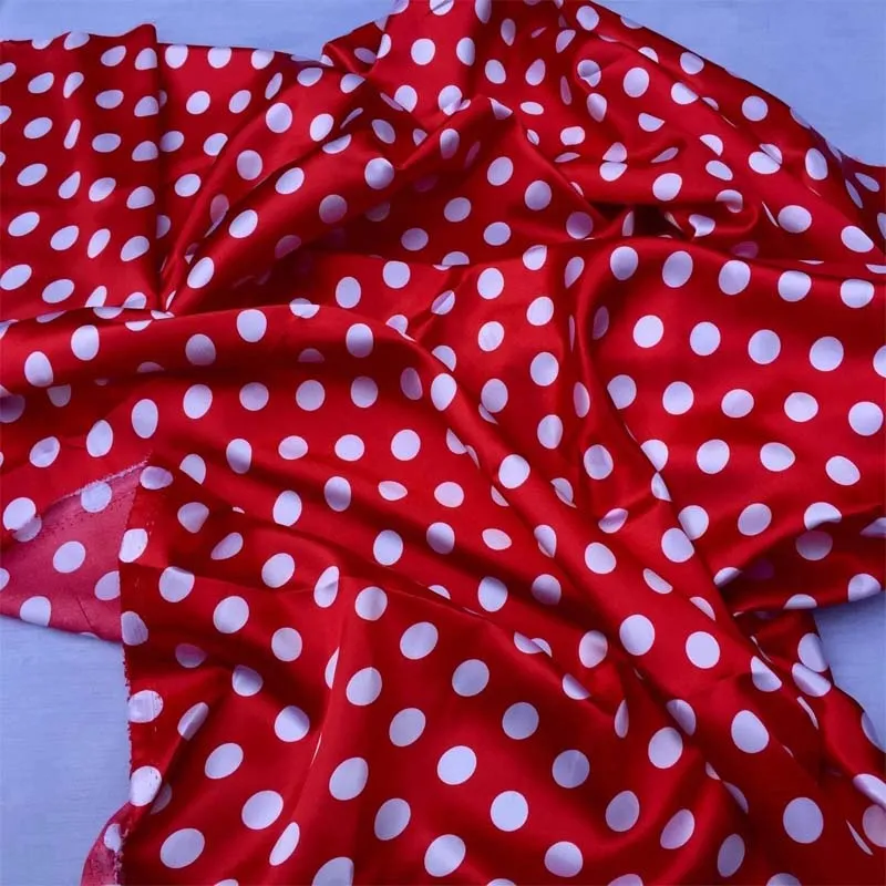 1/2 Inch Polka Dot Satin/ Fabric By The Roll / 20 Yards / Wholesale Fabric