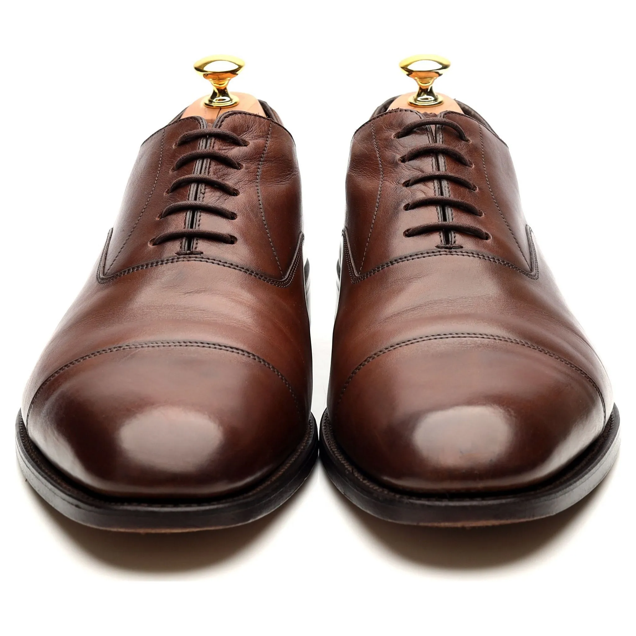 1880 'Aldwych' Dark Brown Leather Oxford UK 11.5 F