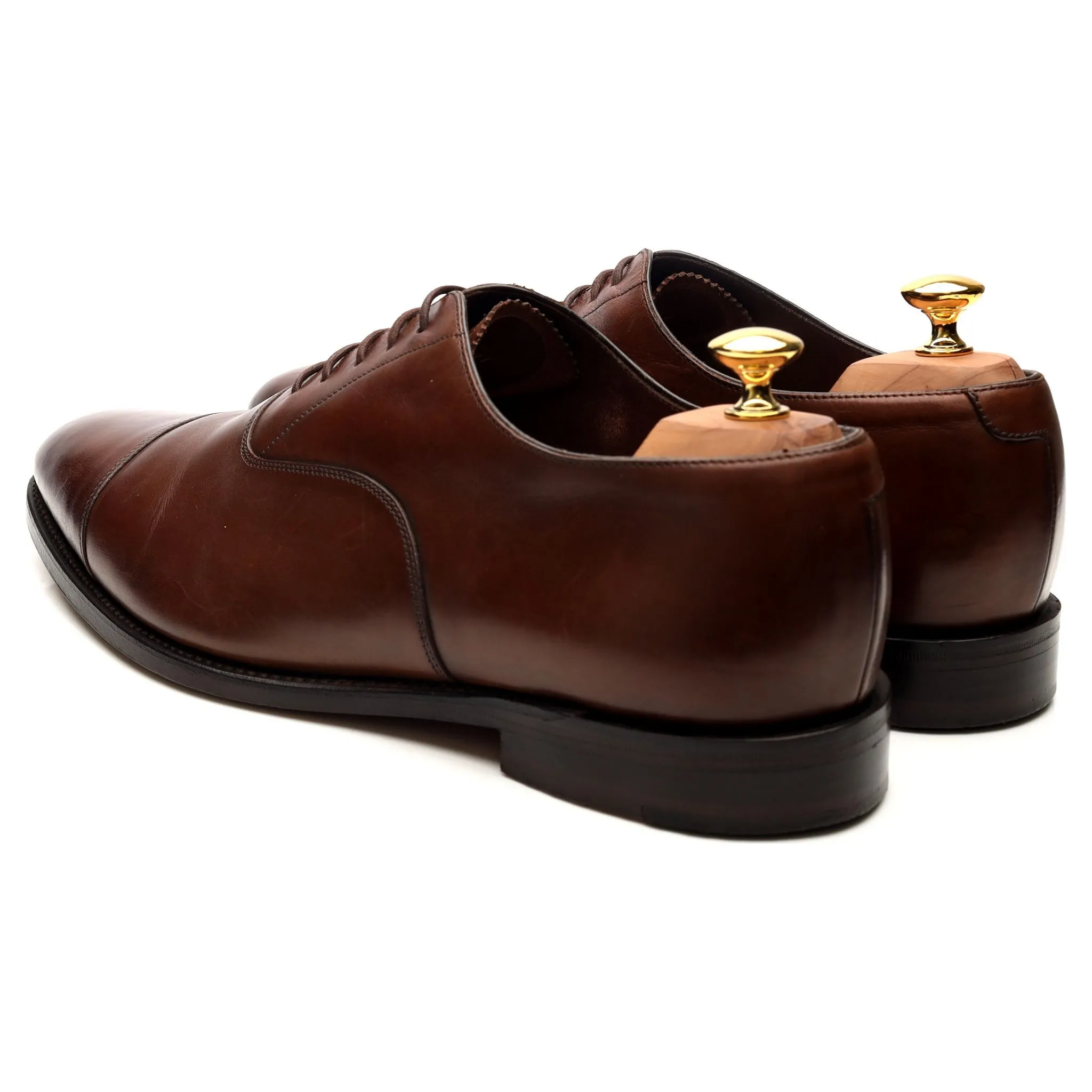 1880 'Aldwych' Dark Brown Leather Oxford UK 11.5 F