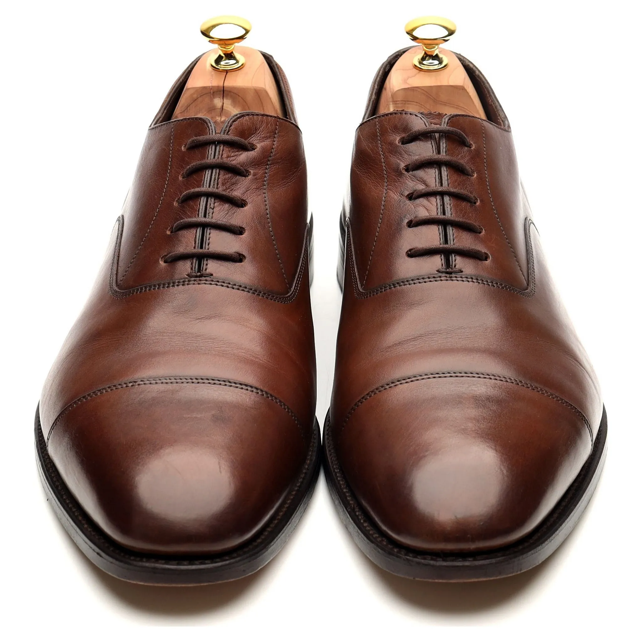 1880 'Aldwych' Dark Brown Leather Oxford UK 11.5 F