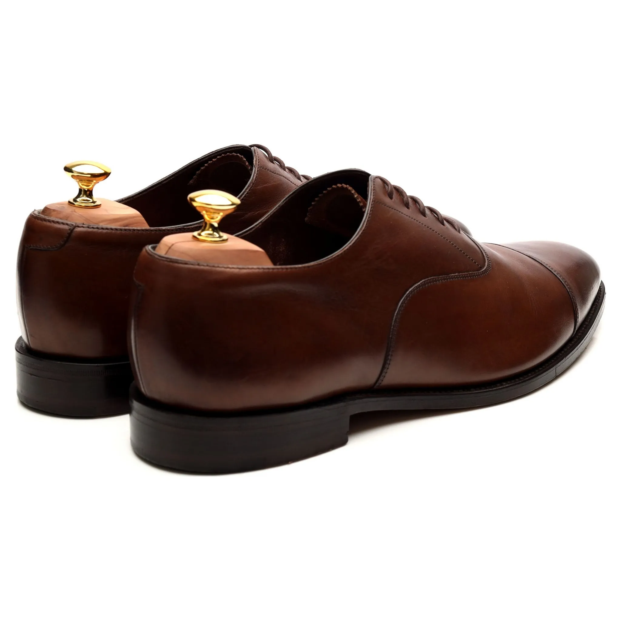 1880 'Aldwych' Dark Brown Leather Oxford UK 11.5 F