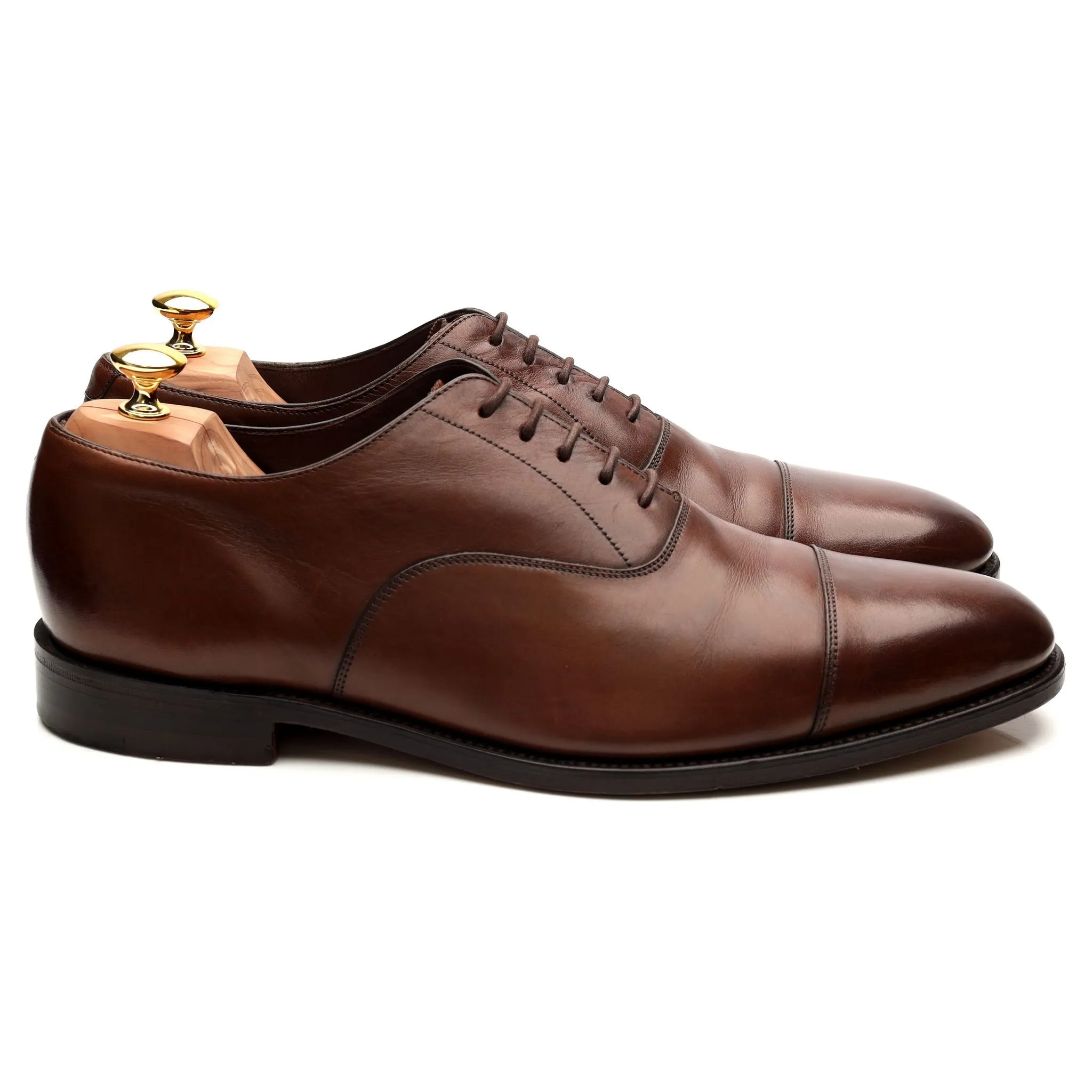 1880 'Aldwych' Dark Brown Leather Oxford UK 11.5 F