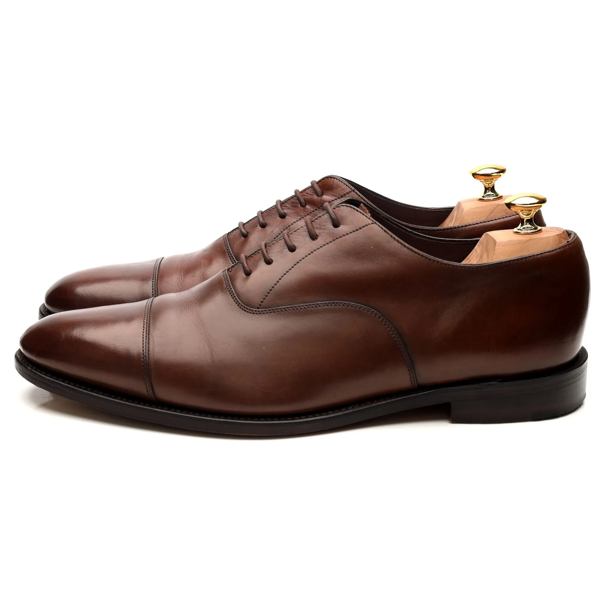 1880 'Aldwych' Dark Brown Leather Oxford UK 11.5 F