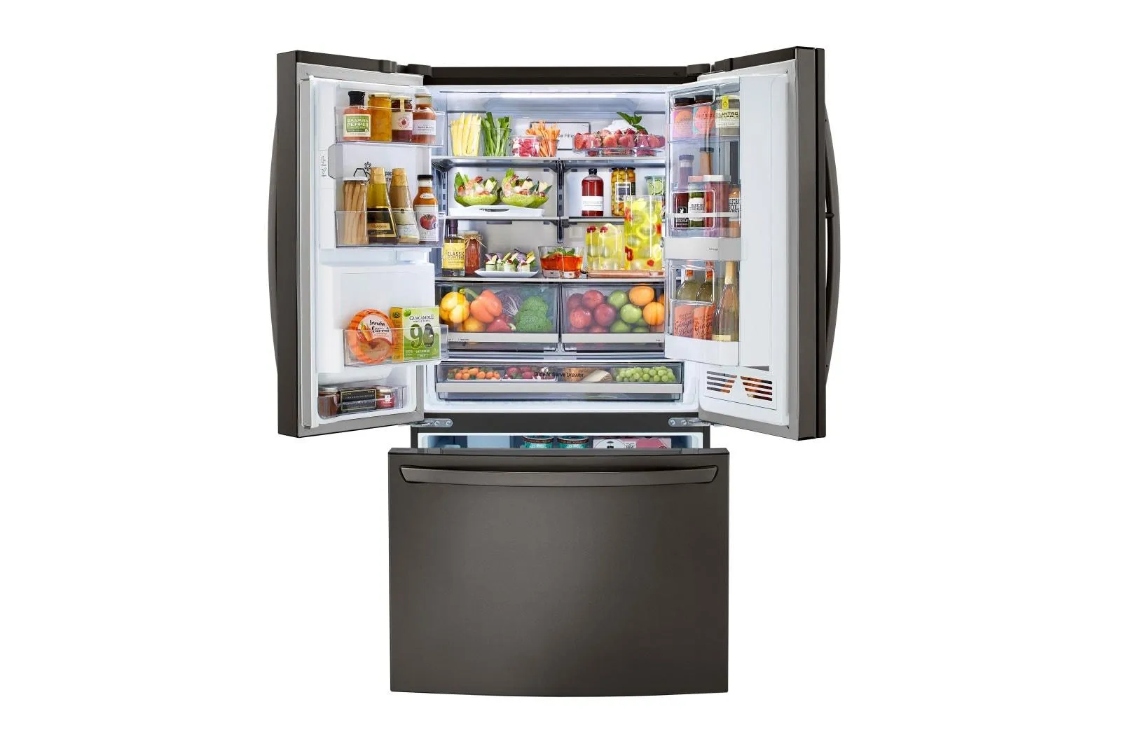 24 cu. ft. Smart wi-fi Enabled InstaView™ Door-in-Door® Counter-Depth Refrigerator with Craft Ice™ Maker