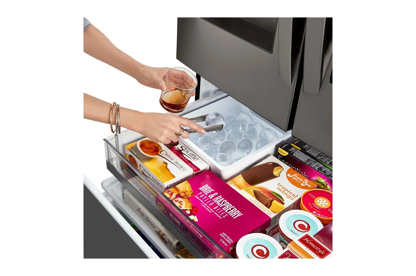 30 cu. ft. Smart wi-fi Enabled InstaView™ Door-in-Door® Refrigerator with Craft Ice™ Maker