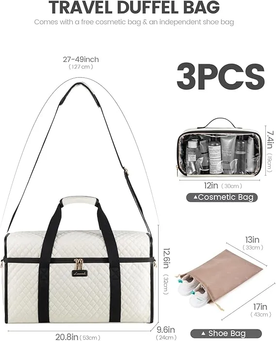 3Pcs Carry On Duffel Bag