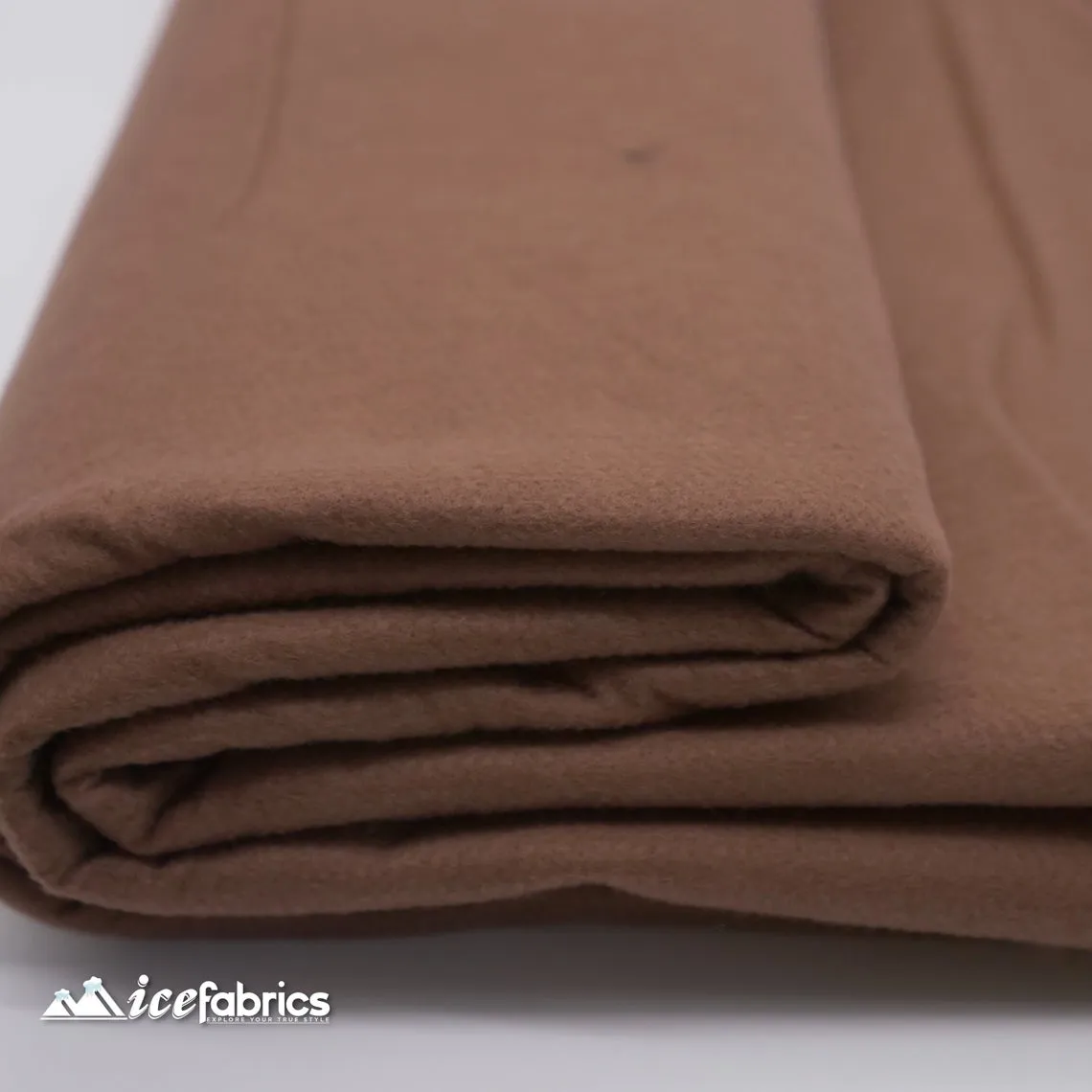 72" Wide 1.6 mm Thick Acrylic Brown Felt Fabric By The Yard