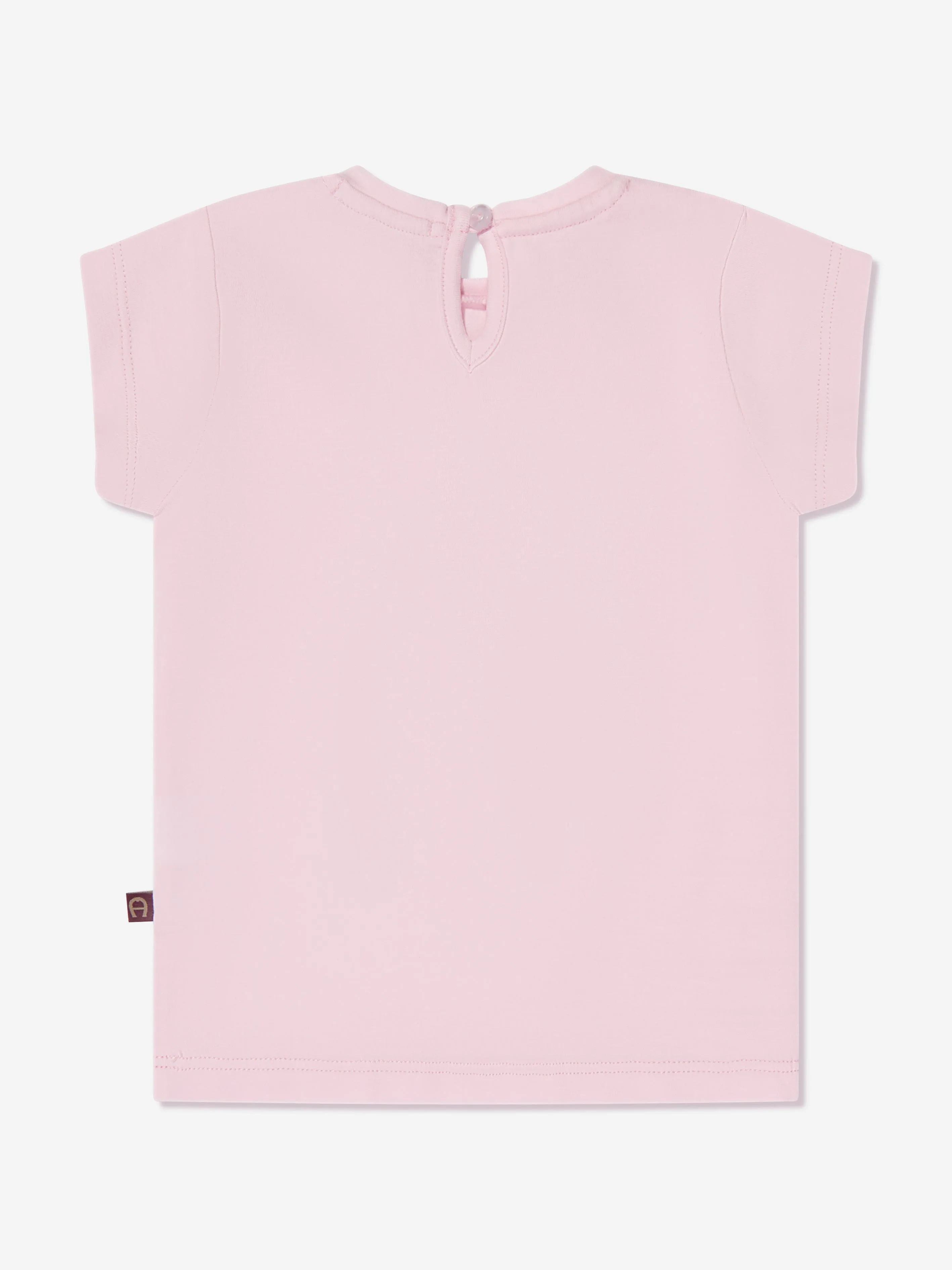 Aigner Baby Girls Logo T-Shirt in Pink