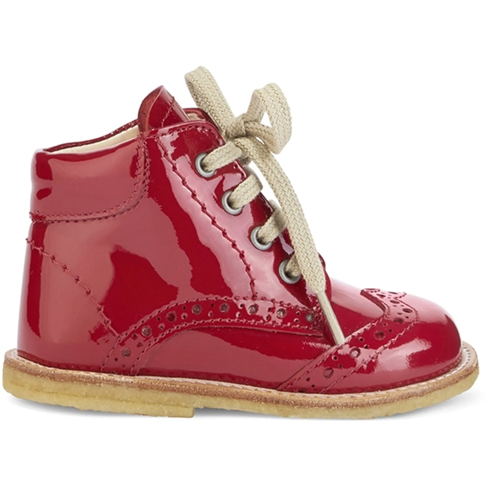 Angulus Starter Shoe With Lace Dark Red