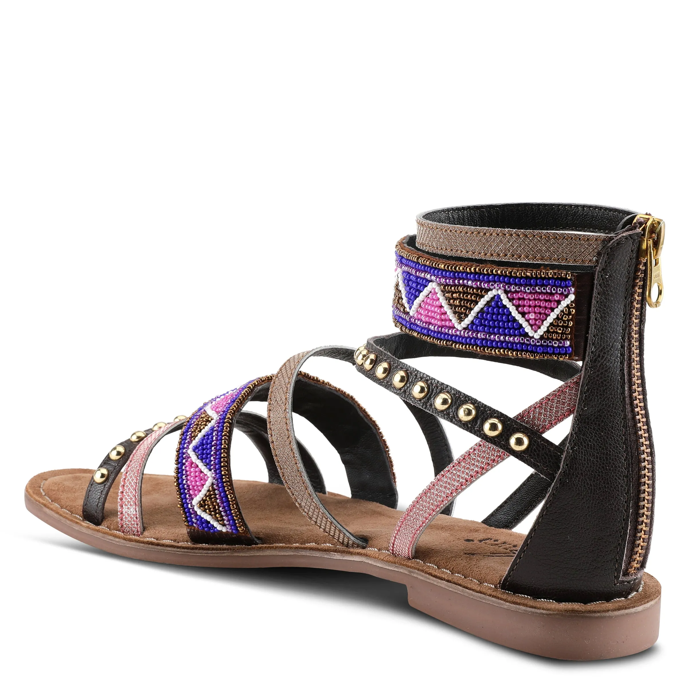 AZURA BELALIA-AZTEC CLOSED BACK SANDALS