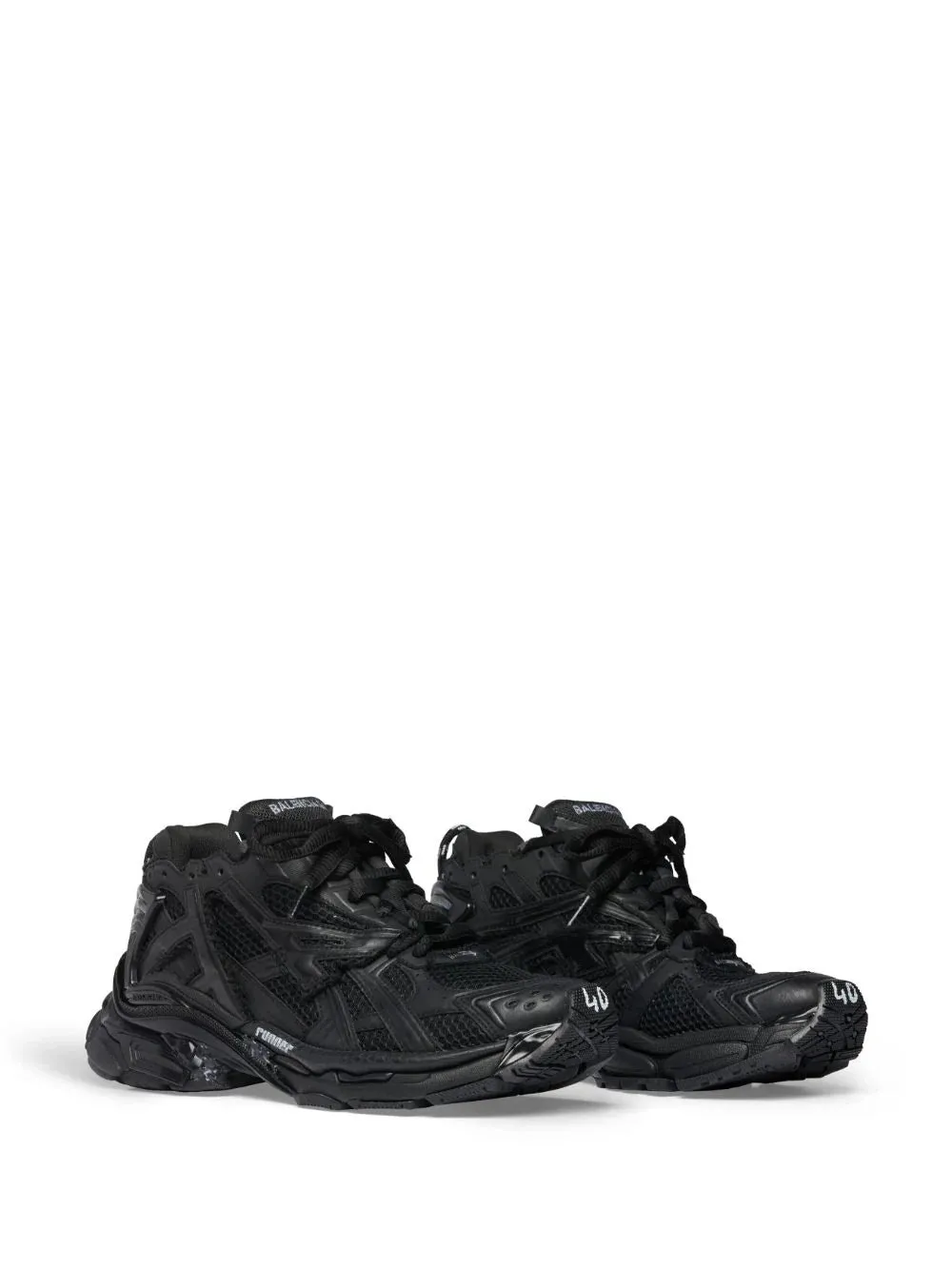 BALENCIAGA - Runner Trainers Black