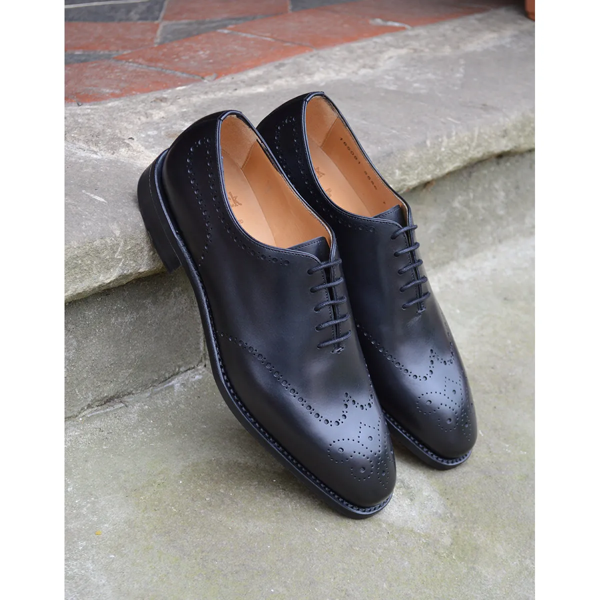 Berwick 1707 Brogue Wholecut (5556) - Black