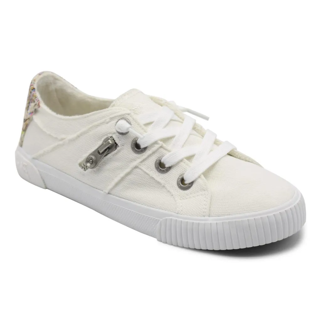 Blowfish White Smoked Canvas Fruit Sneaker