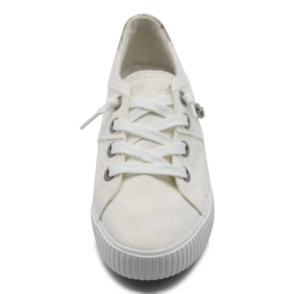 Blowfish White Smoked Canvas Fruit Sneaker