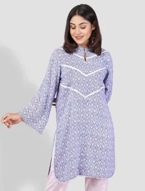 Blue Printed Kurti