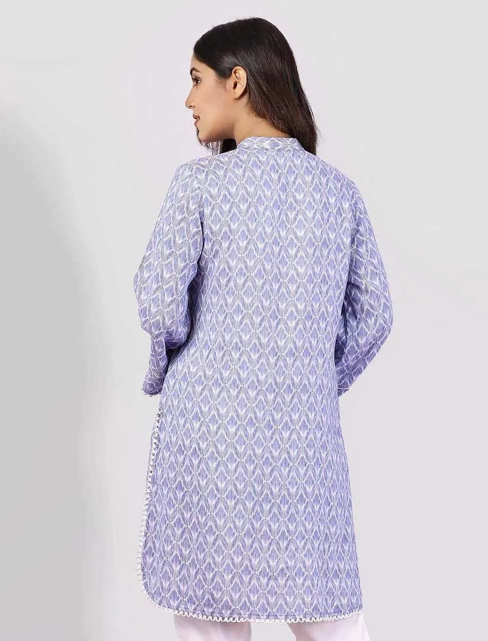 Blue Printed Kurti