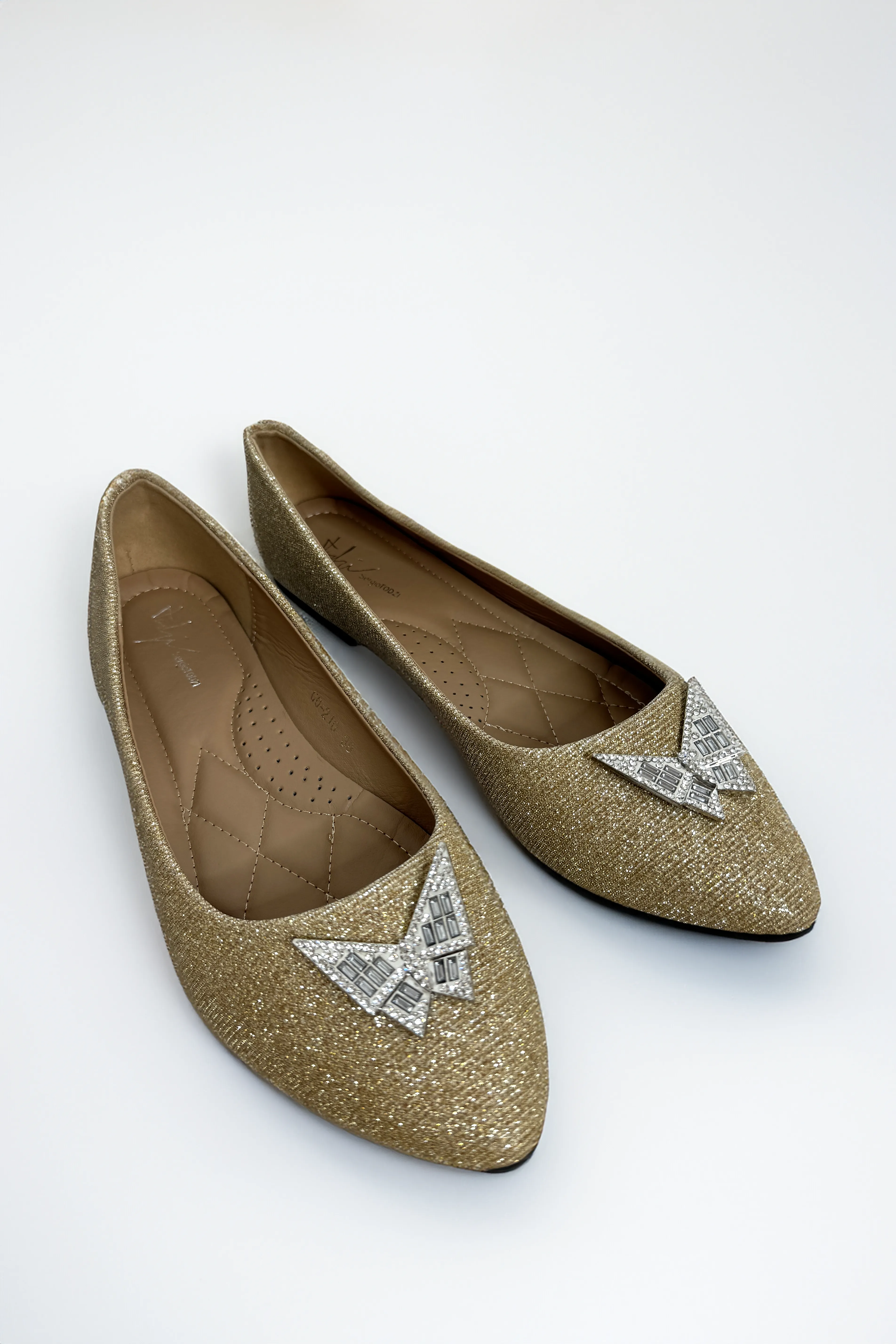 Butterfly Shimmer Flat Shoes