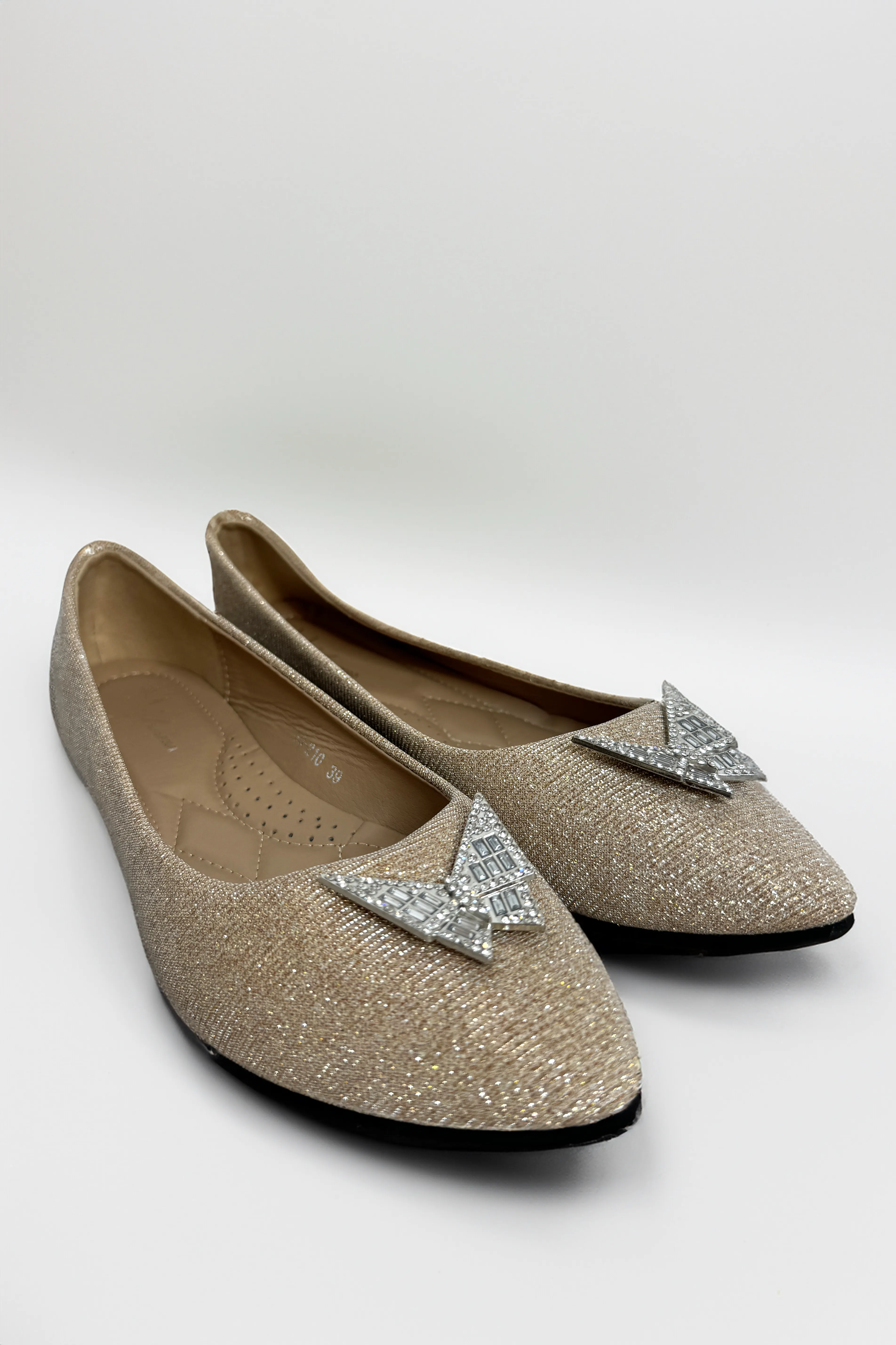 Butterfly Shimmer Flat Shoes