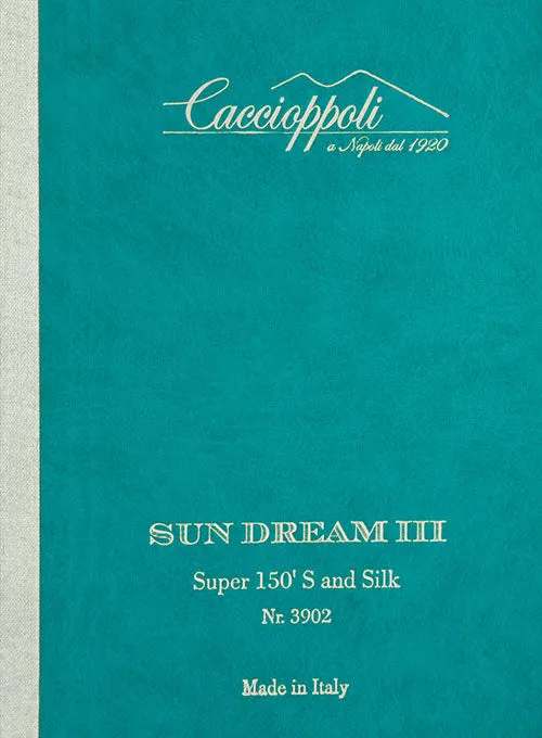 Caccioppoli Sun Dream Oro Ink Blue Wool Silk Pants