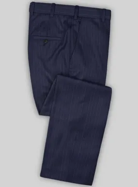 Caccioppoli Sun Dream Sodina Navy Blue Wool Silk Pants