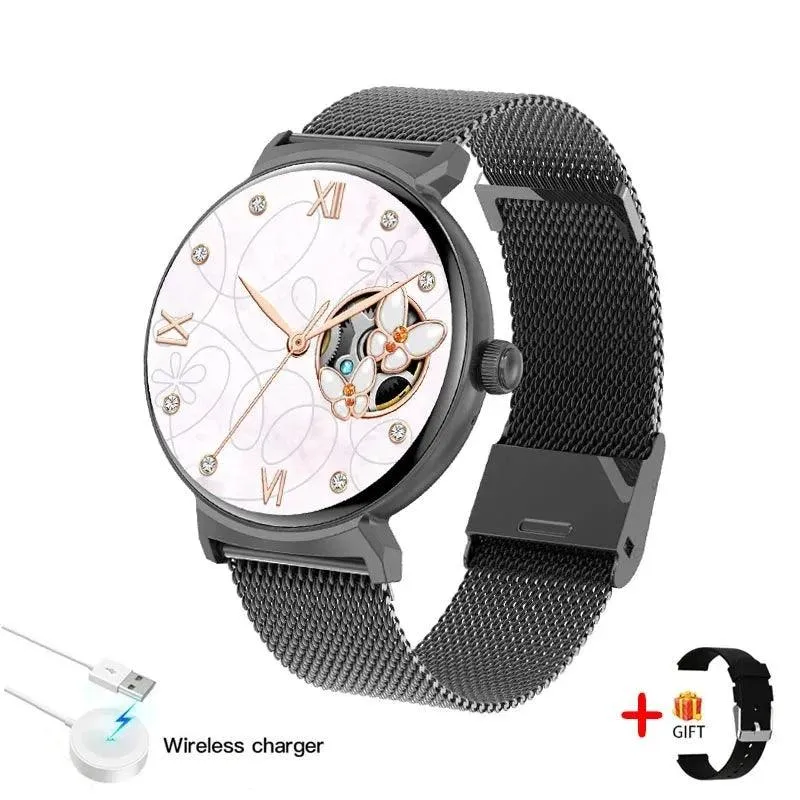 Chic Smart NFC Watch for Women with Bluetooth Calling, GPS, and Health Monitoring