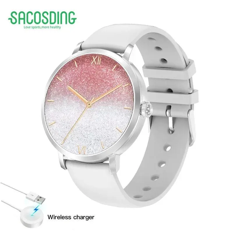 Chic Smart NFC Watch for Women with Bluetooth Calling, GPS, and Health Monitoring