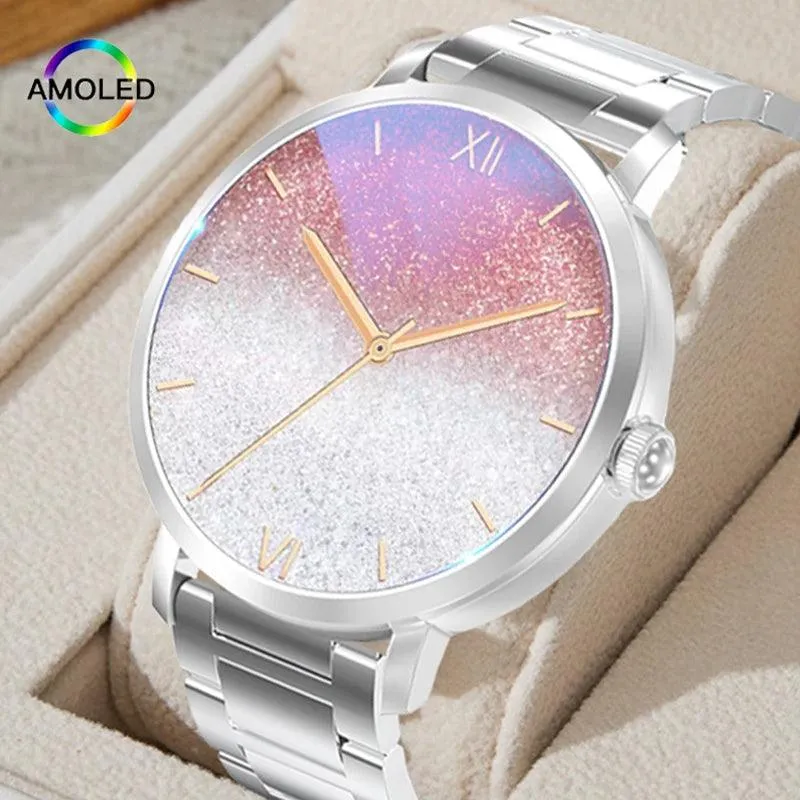 Chic Smart NFC Watch for Women with Bluetooth Calling, GPS, and Health Monitoring