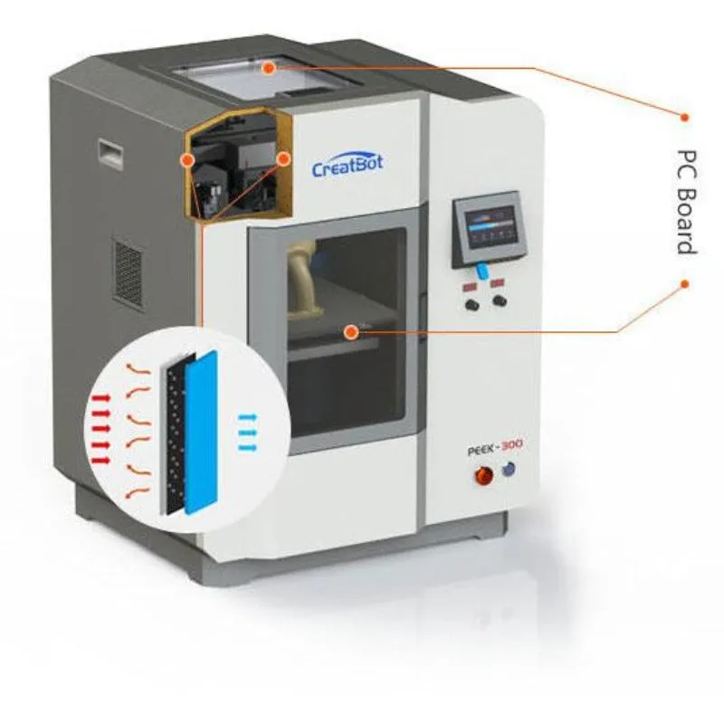 Creatbot PEEK-300 2nd Generation Ultra High Temperature PEEK ULTEM 3D Printer