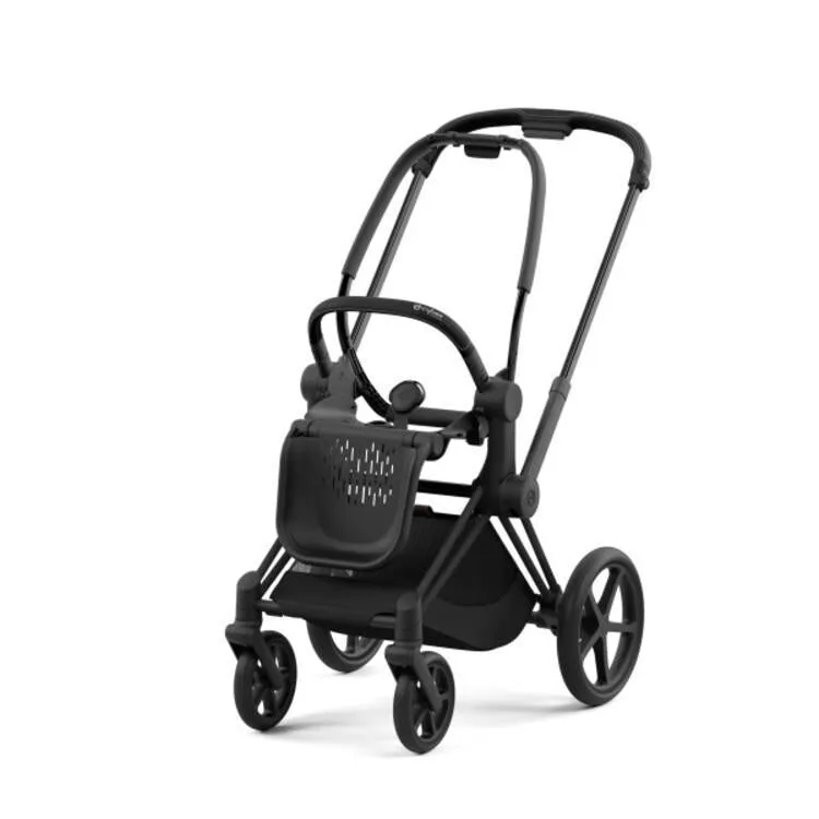 Cybex E-Priam 2 Stroller Frame - Matte Black/Black