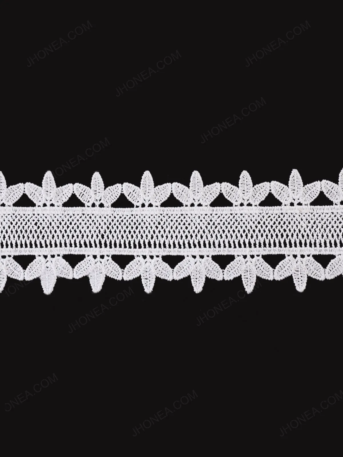 Decorative Design White Guipure Lace Trim for Womens'