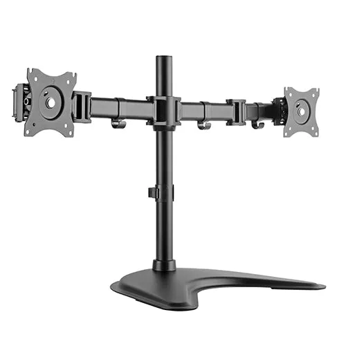 Dual-Monitor Steel Articulating Monitor Stand - SH 070T024 (Fits Most 13" ~ 27")