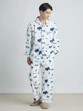 EAMES Chair Motif Mens Pajama Shirt