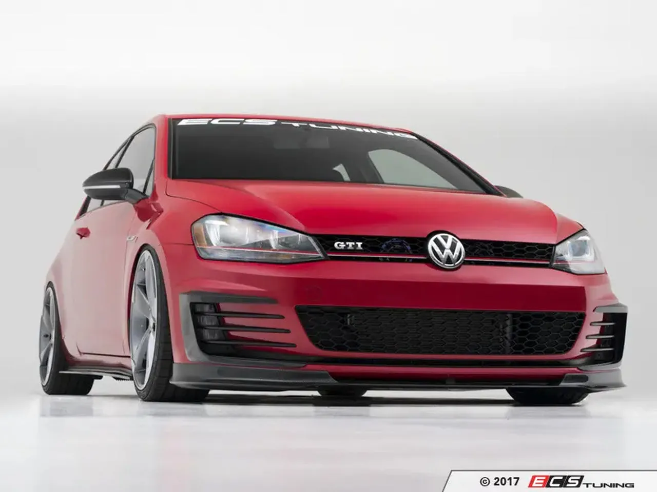 ECS Tuning Carbon Fibre Front Bumper Grille Flare Set - Mk7 GTI