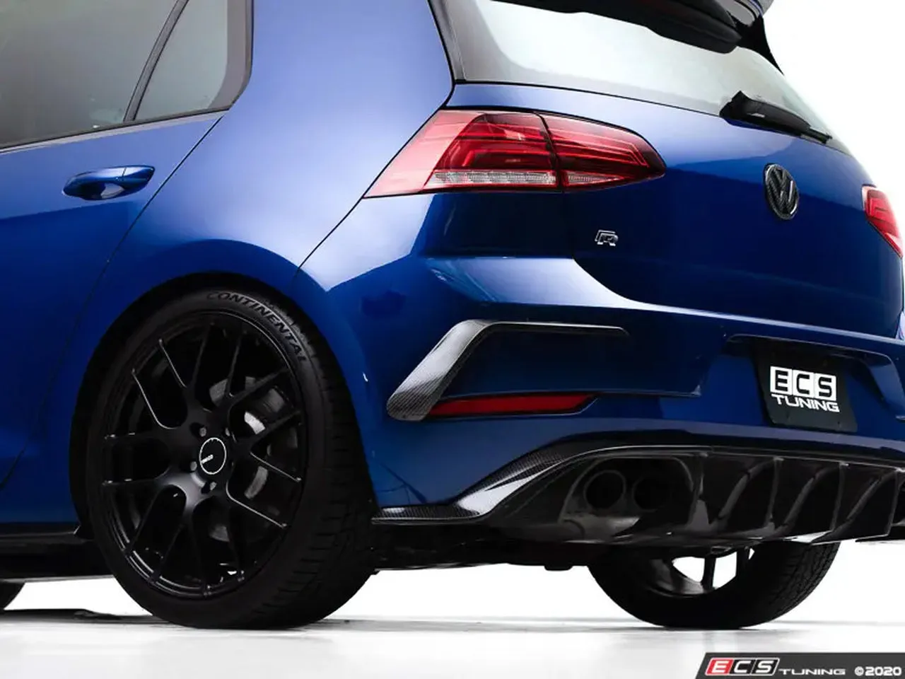 ECS Tuning Carbon Fibre Rear Bumper Flare Set - Golf Mk7.5 GTI/R