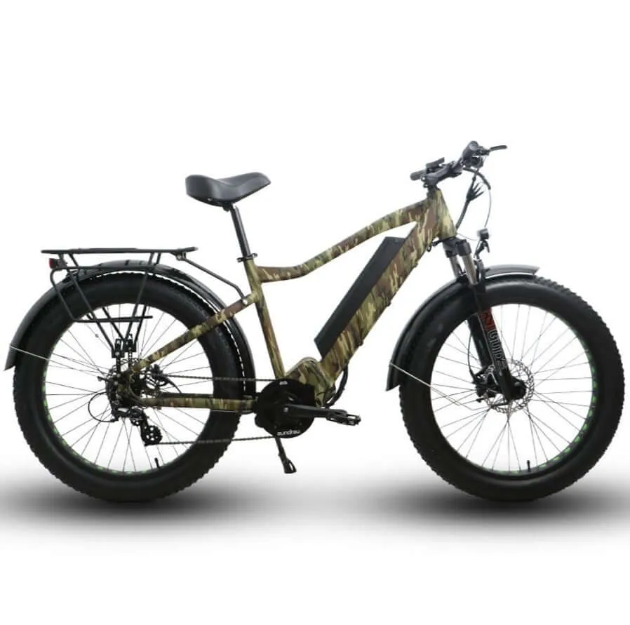 Eunorau FAT-HD Mid-Drive Hunting/Fishing E-Fat Electric Bike