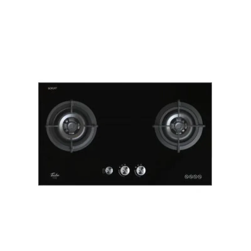 Europace ECH9128A 90cm Premium T-Chimney Hood Full   EBH6281S 2 Burner 80cm Slim Gas Cooker Hob (Schott Glass)