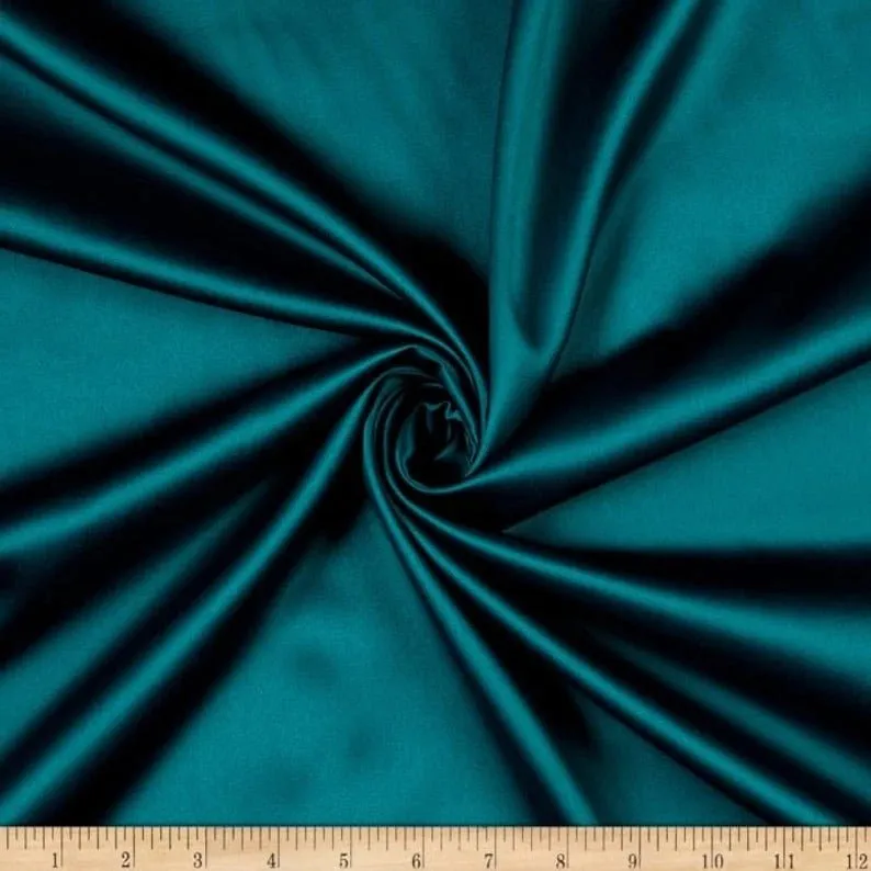 French Quality 5% Stretch Satin Fabric Spandex Fabric BTY