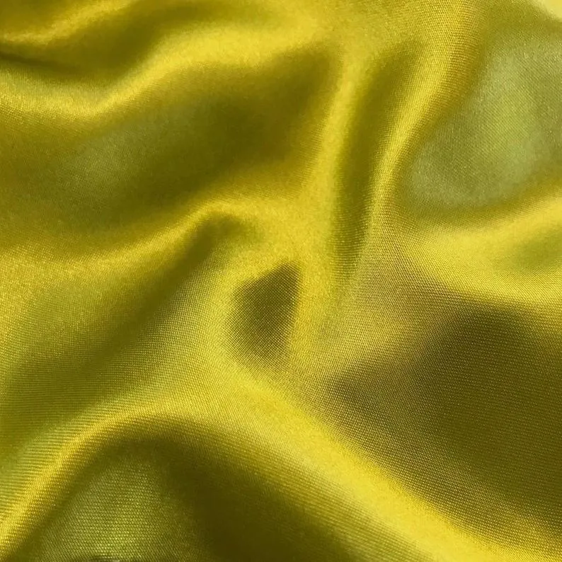 French Quality 5% Stretch Satin Fabric Spandex Fabric BTY