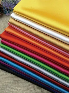 French Quality 5% Stretch Satin Fabric Spandex Fabric BTY