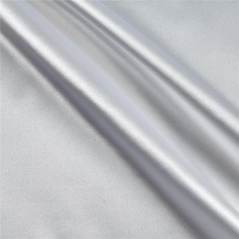 French Quality 5% Stretch Satin Fabric Spandex Fabric BTY