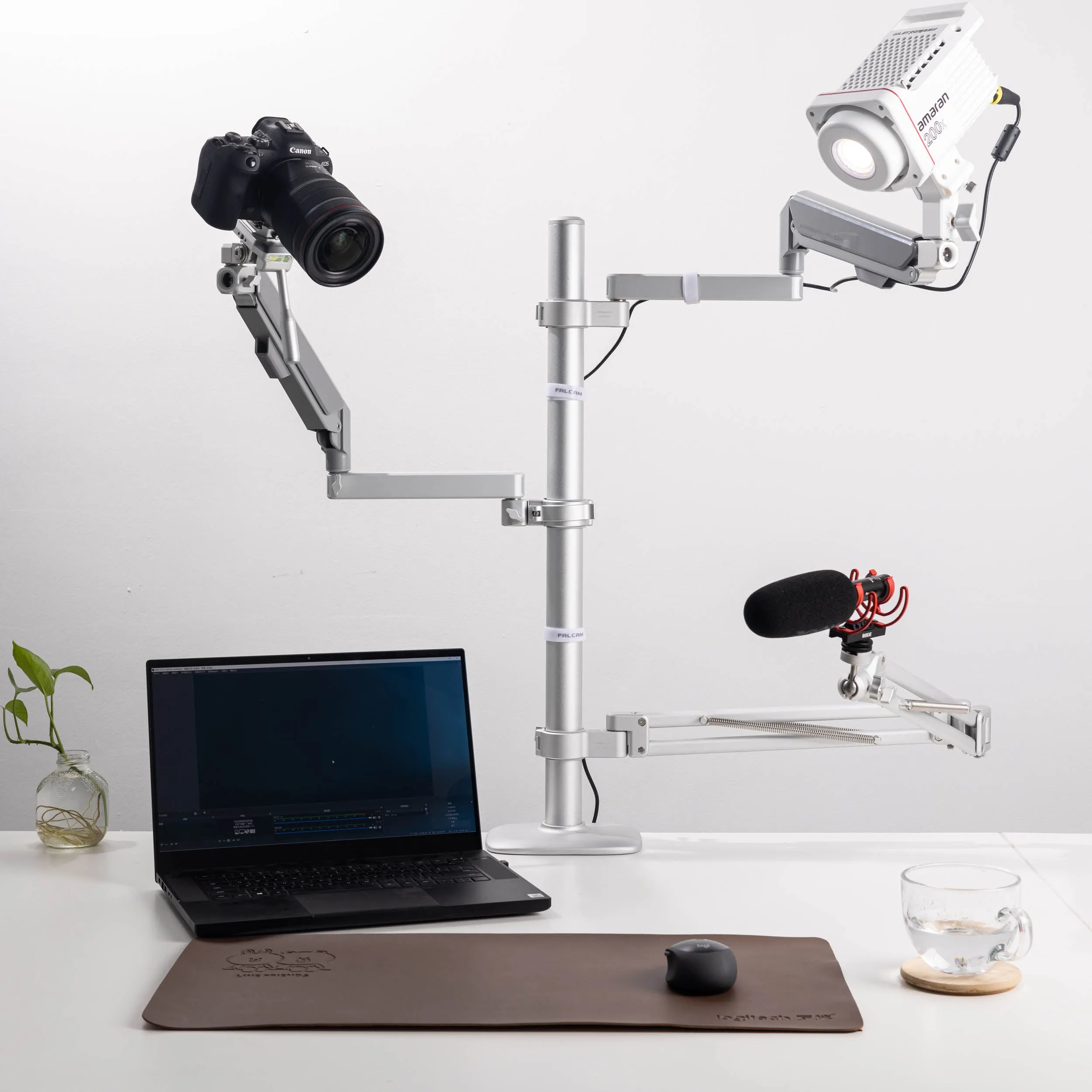 Geartree 2748 40kg Single Monitor Desk Stand Mount with Clamp