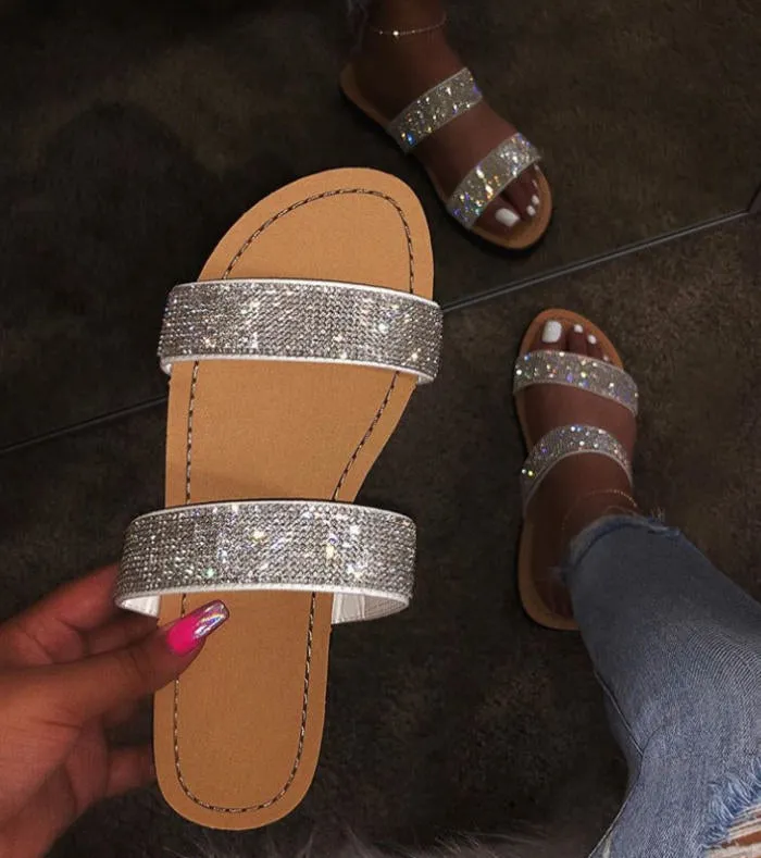 Gem Duo Strap Sandals