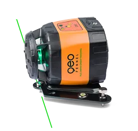 geo-FENNEL FLG 245HV Green TRACKING Rotating Laser Level with Tracking Receiver