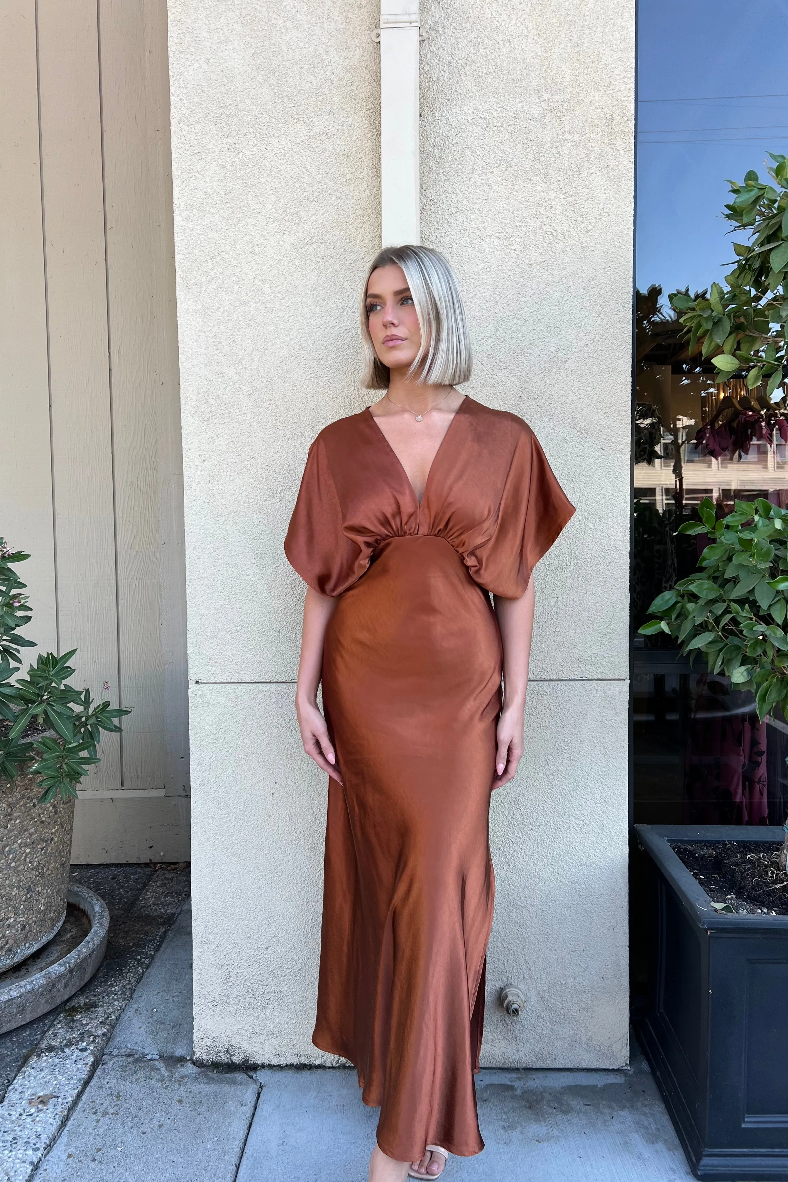 GOLDENHAZE MAXI DRESS