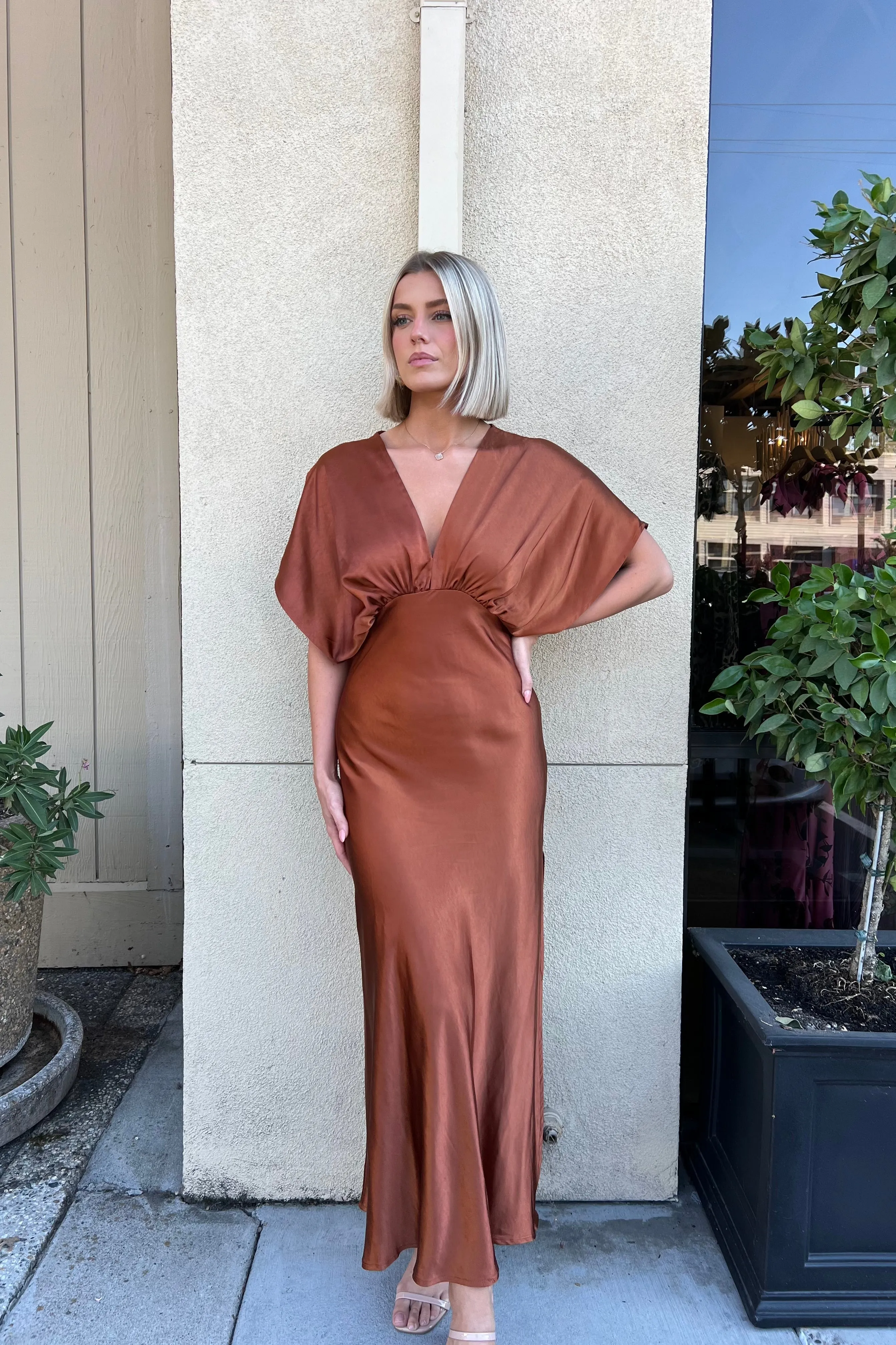 GOLDENHAZE MAXI DRESS