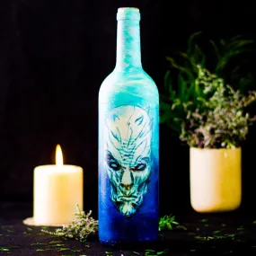 Hand Painted Satan's World Bottle