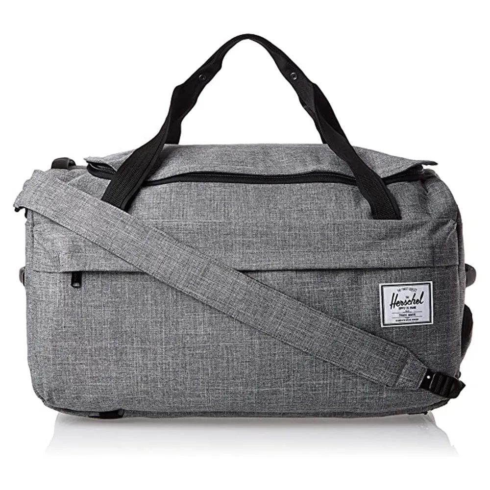 Herschel Unisex Raven Crosshatch Outfitter Travel Duffel Bag - 10583-00919