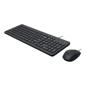 HP HP240J7AA 150 Wired Mouse and Keyboard Combo - Black