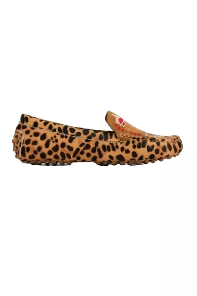 Johnny Was Taline Leopard Mocassin Shoes JWS6021 Boho Chic